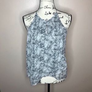 Paper Crane high neck snake print blouse S